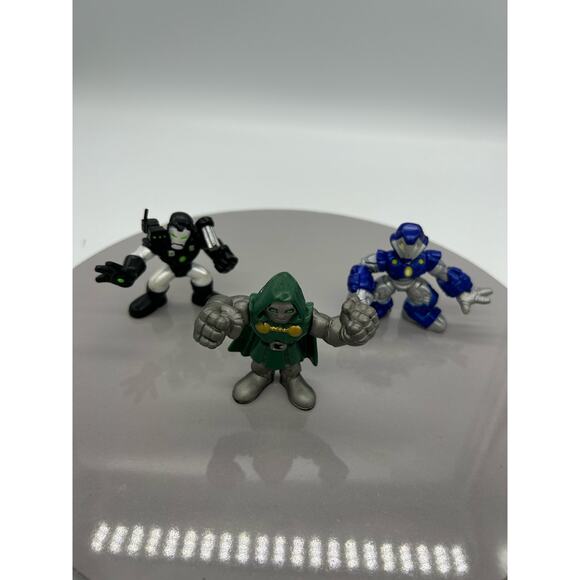 Dr. Doom Deep Death War Machine Marvel Super Hero Squad Lot of 3 Figures Toys - Picture 1 of 5